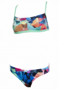 Speedo 2 piece Crossback green