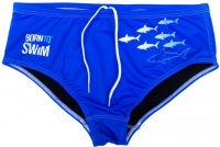 BornToSwim Sharks Brief Blue BornToSwim Sharks Brief Blue