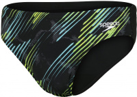 Speedo Allover 7cm Brief Black/Light Adriatic/Acid/USA Charcoal Speedo Allover 7cm Brief Black/Light Adriatic/Acid/USA Charcoal