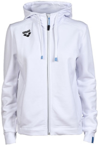 Arena Women Team Hooded Jacket Panel White Arena Women Team Hooded Jacket Panel White