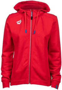 Arena Women Team Hooded Jacket Panel Red Arena Women Team Hooded Jacket Panel Red