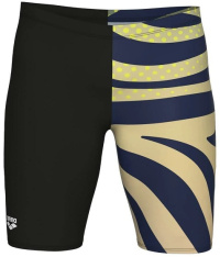 Arena Multi Stripes Swim Jammer Black/White Multi Arena Multi Stripes Swim Jammer Black/White Multi