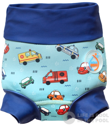 Дитячі купальники для немовлят AquaKiddo Swim Nappy Cars