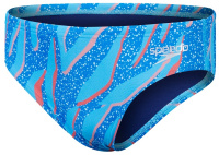 Speedo Digi Allover 6.5cm Brief Boy Bright Blue Speedo Digi Allover 6.5cm Brief Boy Bright Blue