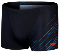 Speedo HyperBoom V-Cut Aquashort Black/Blue Speedo HyperBoom V-Cut Aquashort Black/Blue