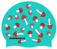 Дитяча шапочка для плавання Swimaholic Mushrooms Classic Cap Junior