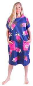 BornToSwim Ice Cream Poncho Blue/Pink BornToSwim Ice Cream Poncho Blue/Pink