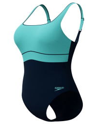 Speedo Shaping ContourEclipse 1 Piece Navy/Turquoise Speedo Shaping ContourEclipse 1 Piece Navy/Turquoise