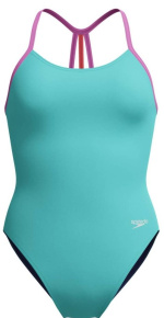Speedo Solid Lane Line Back Arctic Glass Speedo Solid Lane Line Back Arctic Glass
