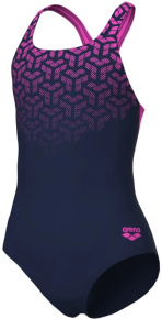 Arena Feel Girls Kikko V Swim Pro Back Navy/Shocking Pink Arena Feel Girls Kikko V Swim Pro Back Navy/Shocking Pink