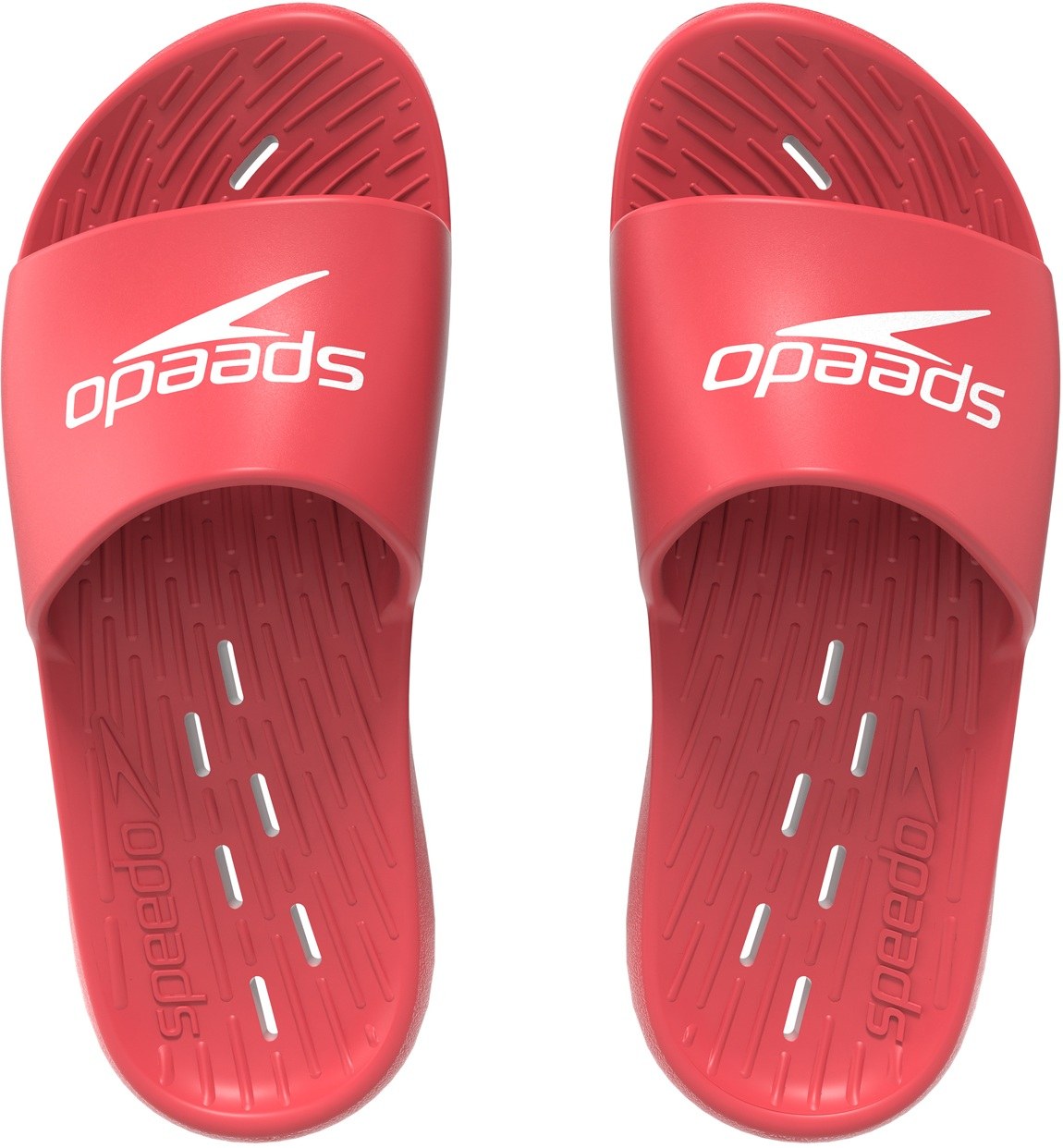 Speedo Slides One Piece Red