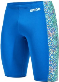 Arena Snakeskin Swim Jammer Blue